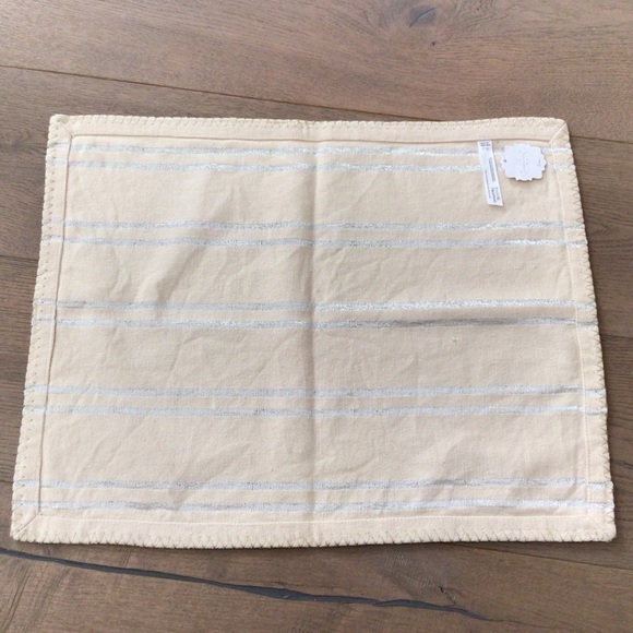 Anthropologie Placemat cotton ivory tone - Picture 5 of 9